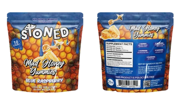 stoned mad honey gummies available at affordable prices online, buy amanita muscaria gummy, buy stoned mushroom gummies, mad honey